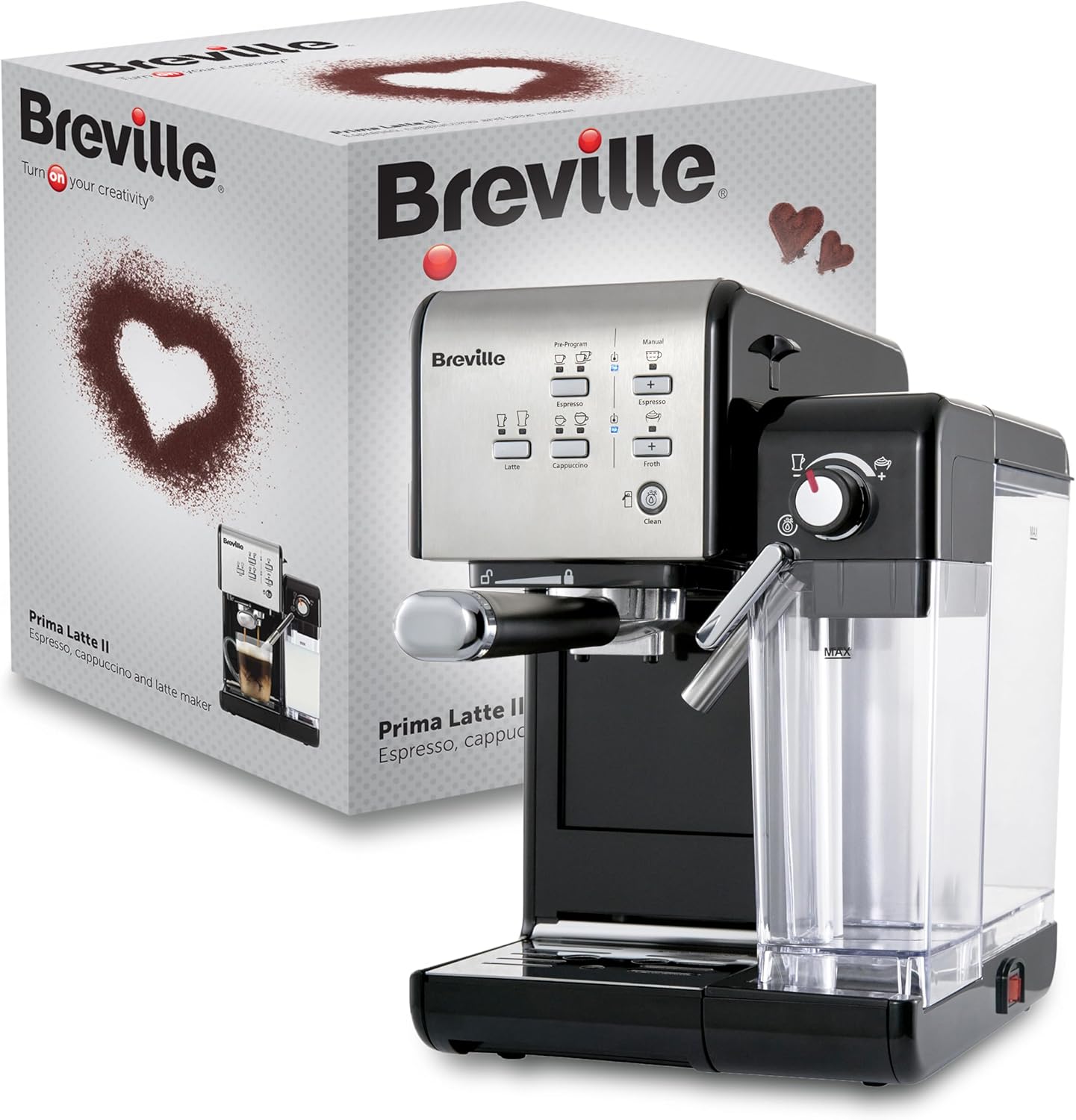Breville Prima Latte II VCF108X cafetera espresso 15 bares